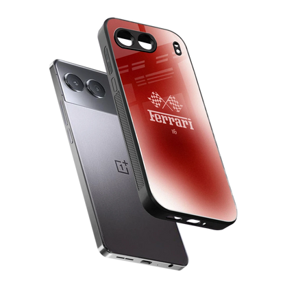 F16 sleek oneplus nord 4 cover with tempered glass back and TPU edges
