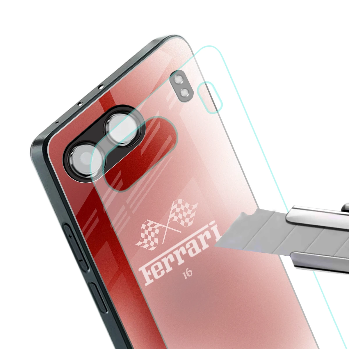 F16 stylish phone case for oneplus nord 4 | glossy glass and slim fit