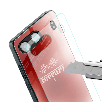 F16 stylish phone case for oneplus nord 4 | glossy glass and slim fit