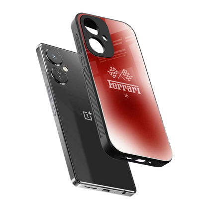 F16 sleek oneplus nord ce 3 cover with tempered glass back and TPU edges