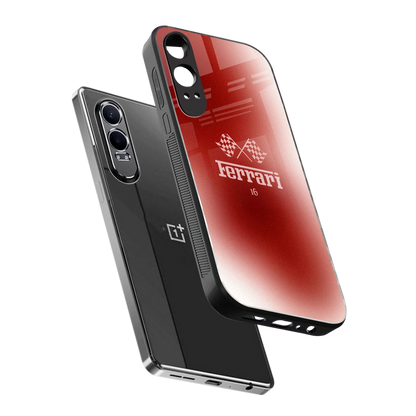 F16 sleek oneplus nord ce 4 lite cover with tempered glass back and TPU edges