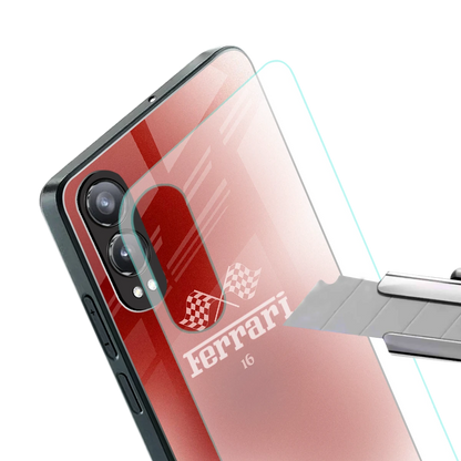 F16 stylish phone case for oneplus nord ce 4 lite | glossy glass and slim fit