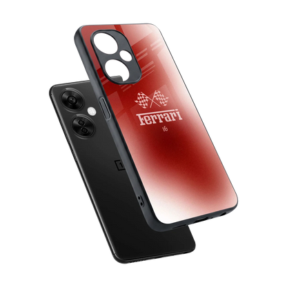 F16 sleek oneplus nord ce 3 lite cover with tempered glass back and TPU edges