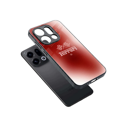 F16 sleek oppo find x9 cover with tempered glass back and TPU edges
