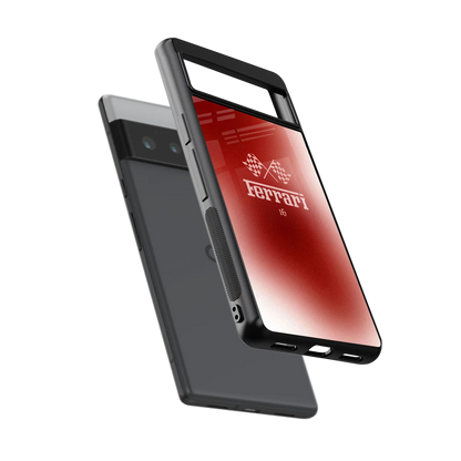 F16 sleek google pixel 6 pro cover with tempered glass back and TPU edges