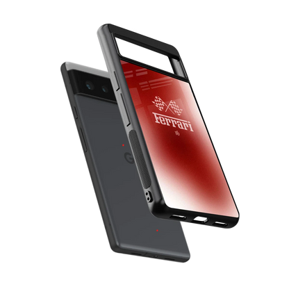 F16 sleek google pixel 6 cover with tempered glass back and TPU edges