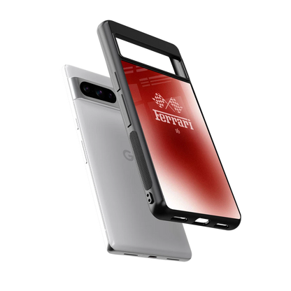 F16 sleek google pixel 8 pro cover with tempered glass back and TPU edges