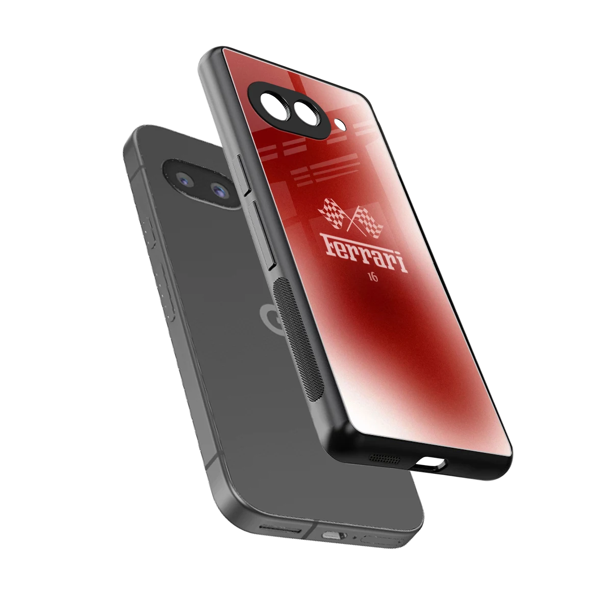 F16 sleek google pixel 10a cover with tempered glass back and TPU edges