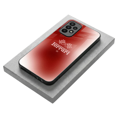 F16 stylish phone case for samsung galaxy a23 | glossy glass and slim fit