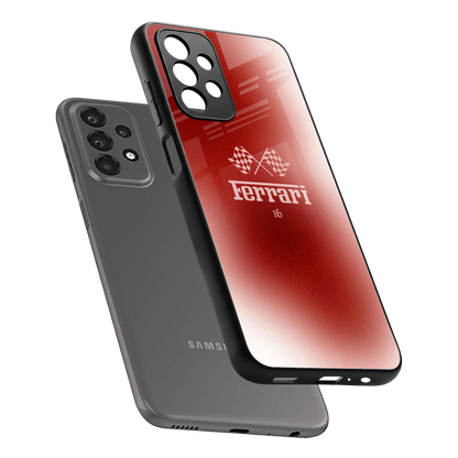 F16 sleek samsung galaxy a23 cover with tempered glass back and TPU edges