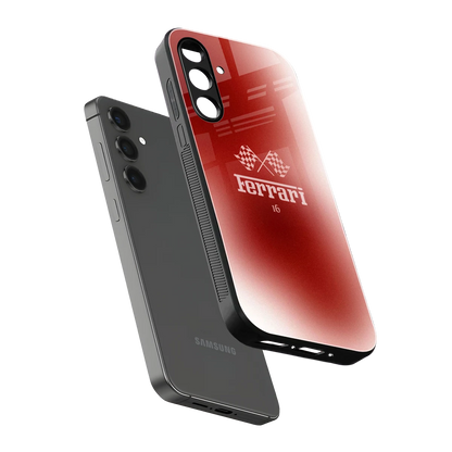 F16 sleek samsung galaxy m35 5g cover with tempered glass back and TPU edges