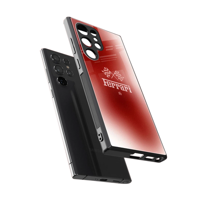 F16 sleek samsung galaxy s23 ultra cover with tempered glass back and TPU edges