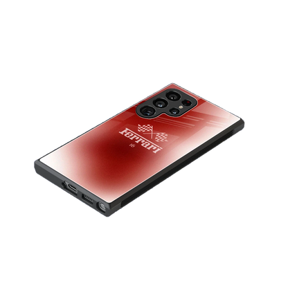 F16 stylish phone case for samsung galaxy s23 ultra | glossy glass and slim fit