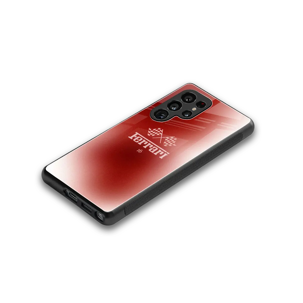 F16 stylish phone case for samsung galaxy s25 ultra | glossy glass and slim fit