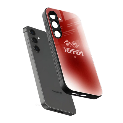 F16 sleek samsung galaxy s25 cover with tempered glass back and TPU edges