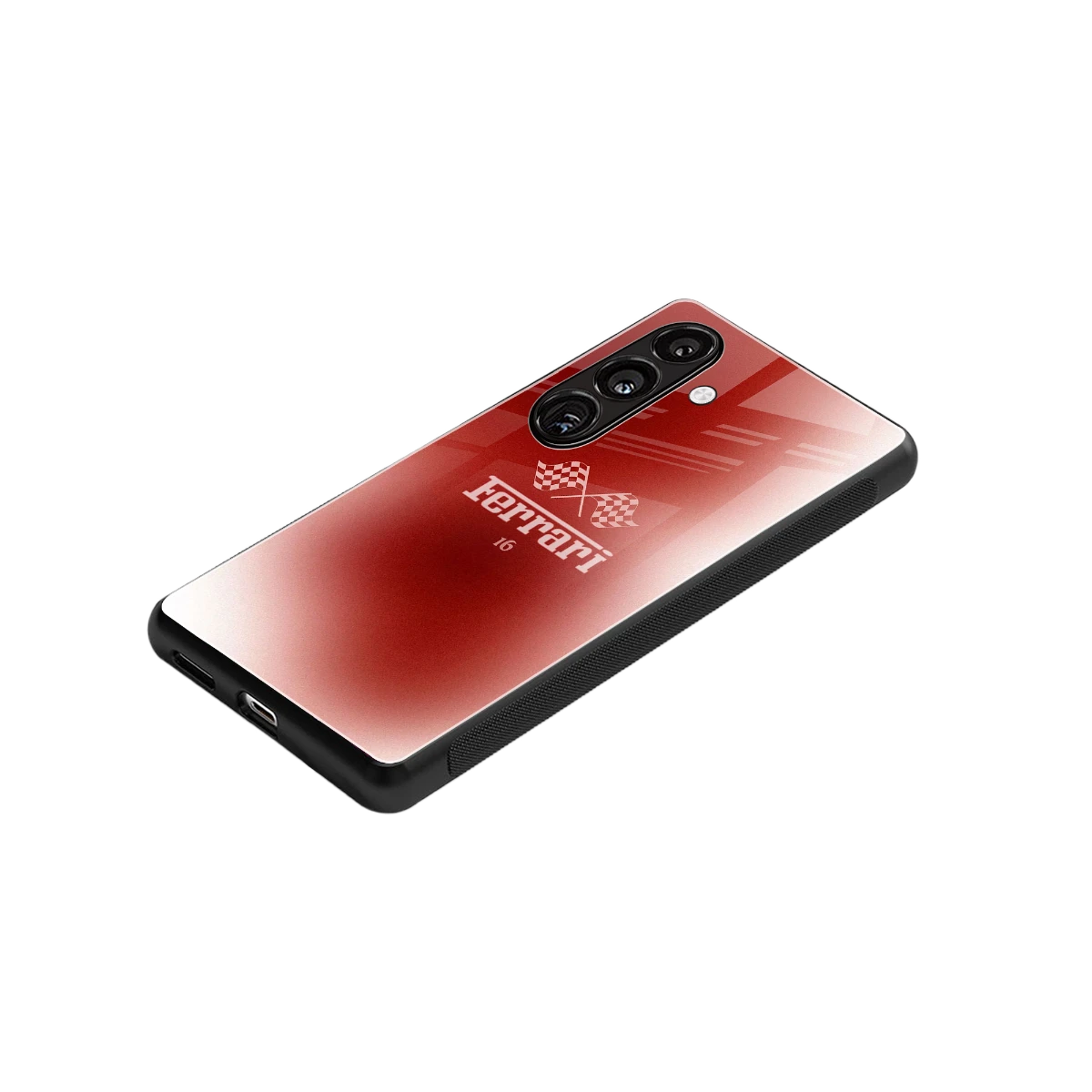 F16 stylish phone case for samsung galaxy s23 fe | glossy glass and slim fit