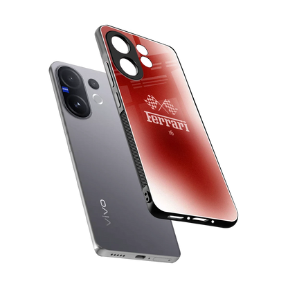 F16 sleek vivo v60 cover with tempered glass back and TPU edges