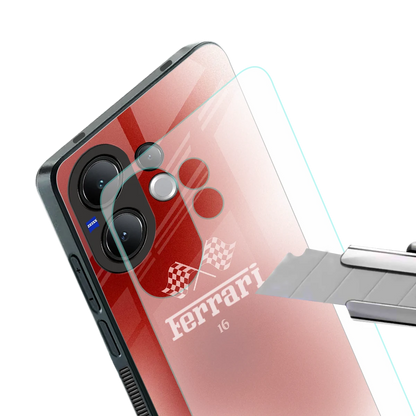 F16 stylish phone case for vivo v60 | glossy glass and slim fit
