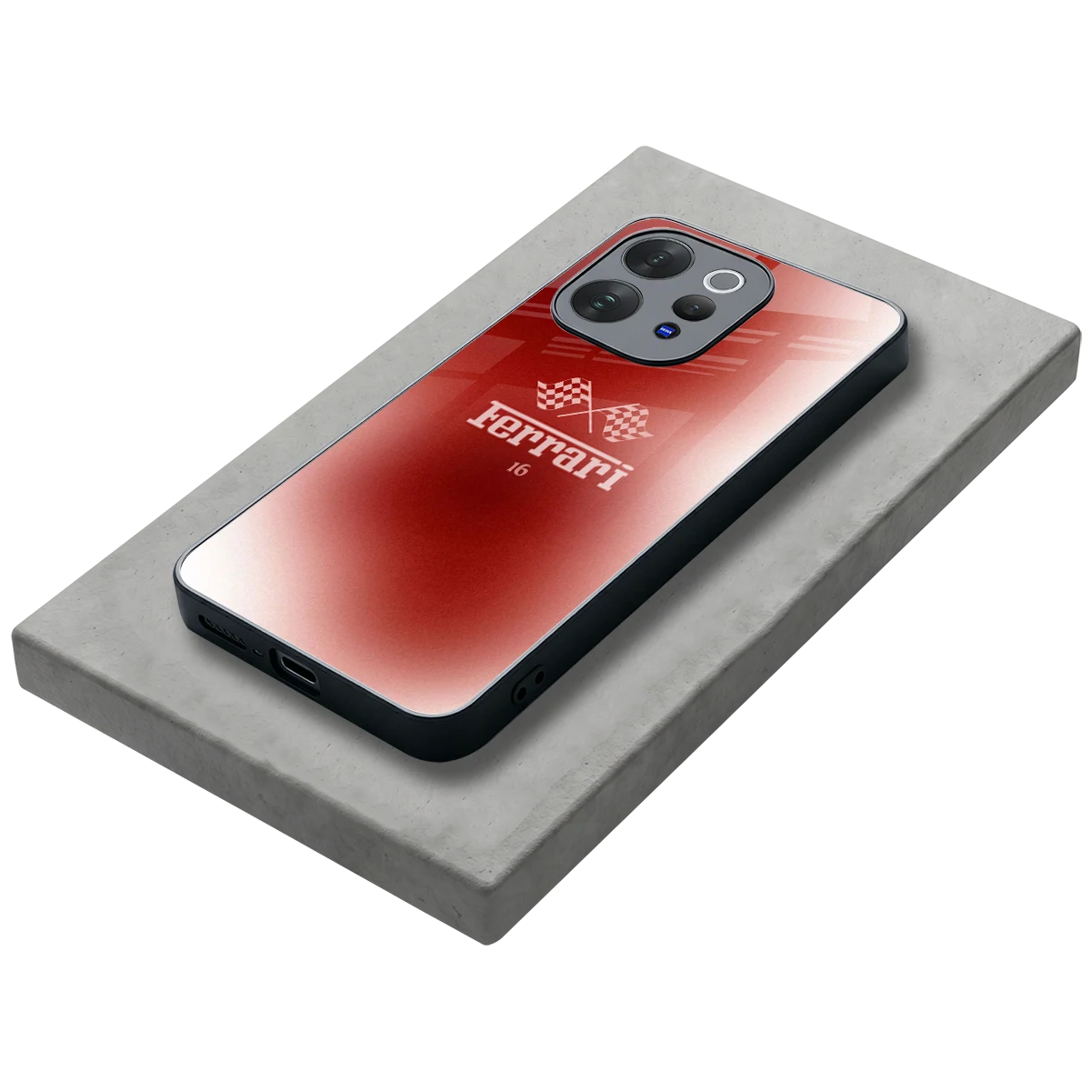 F16 stylish phone case for vivo v70 | glossy glass and slim fit