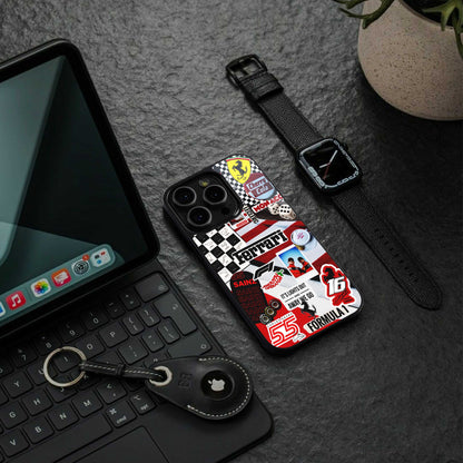 F1 Icon luxury glass phone case for iPhone 16 | scratch and drop resistant