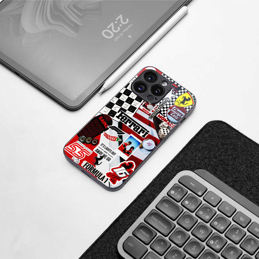 F1 Icon Phone Case for Iphone 13 | Glass Case