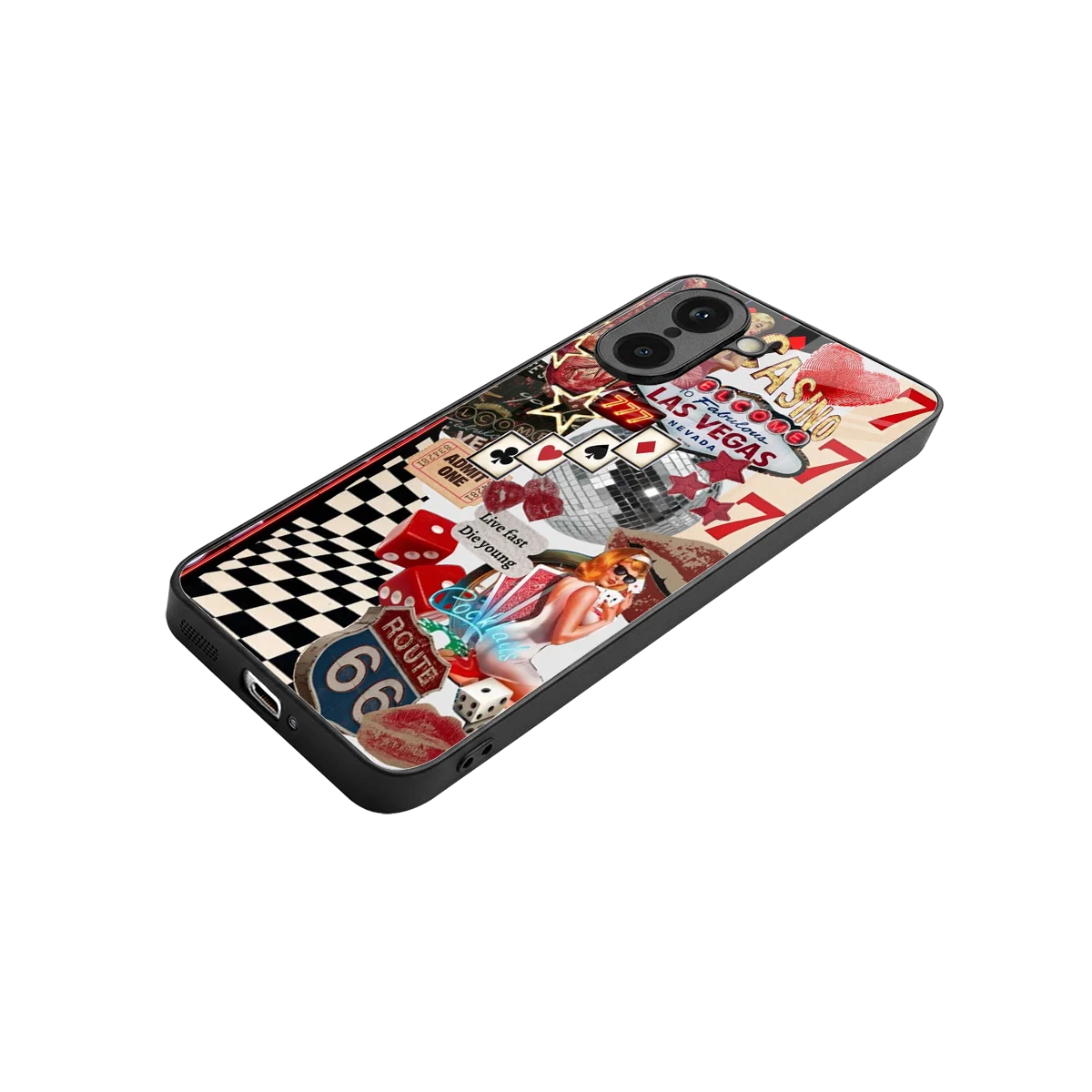 Fabulous Vegas stylish phone case for oneplus nord ce5 5g | glossy glass and slim fit
