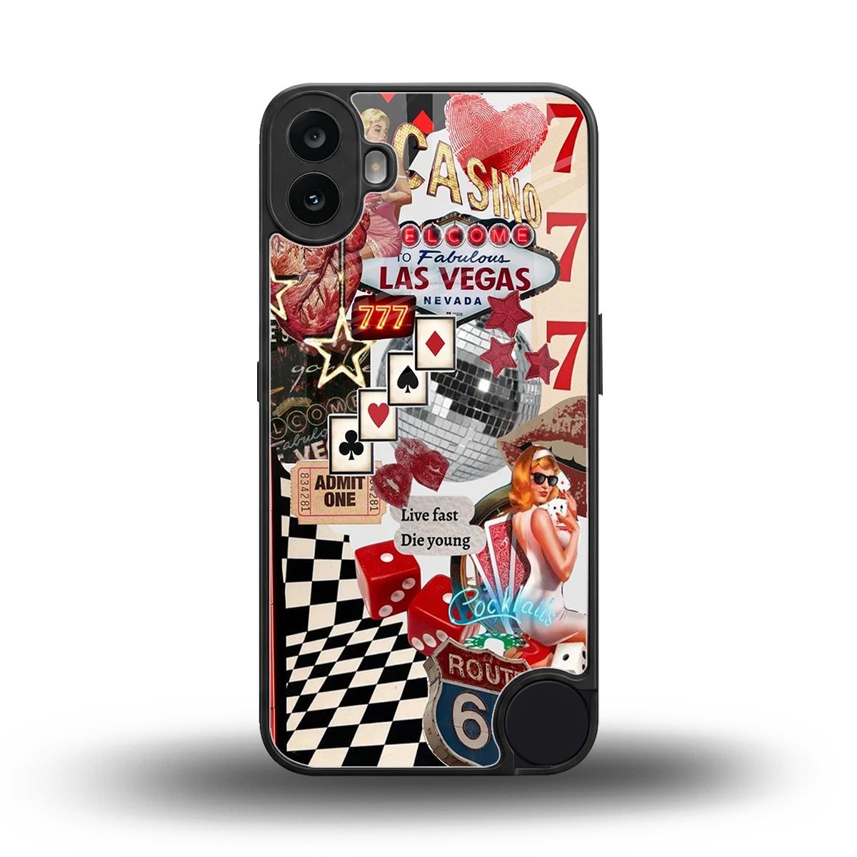 Fabulous Vegas back phone cover | glass case for cmf nothing phone 1