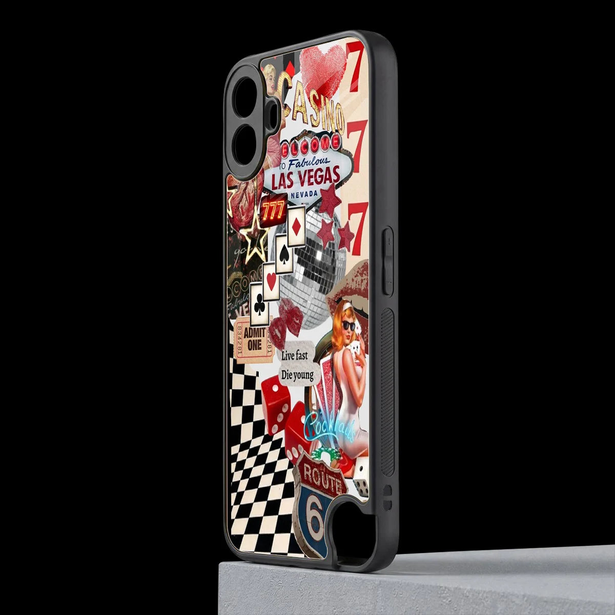 Fabulous Vegas cmf nothing phone 1 mobile cover | shockproof glass phone case