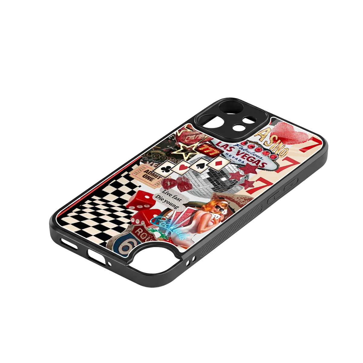 Fabulous Vegas stylish phone case for cmf nothing phone 2 pro | glossy glass and slim fit