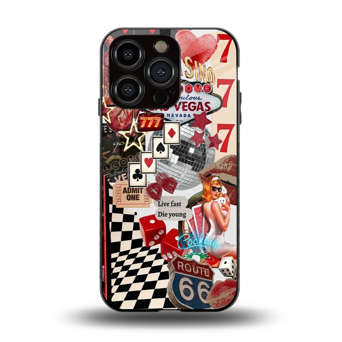 Fabulous Vegas back phone cover | glass case for iphone 13 pro