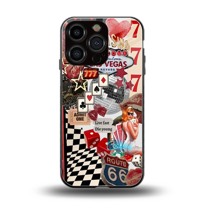 Fabulous Vegas back phone cover | glass case for iphone 16 pro