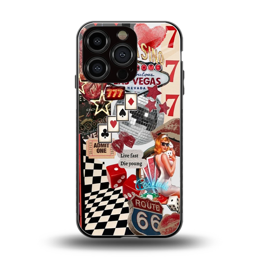 Fabulous Vegas back phone cover | glass case for iphone 16 pro