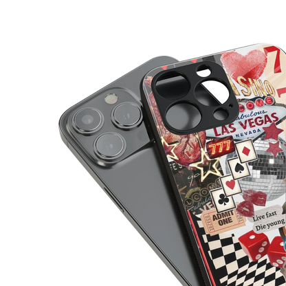 Fabulous Vegas stylish phone case for iphone 14 pro max | glossy glass and slim fit