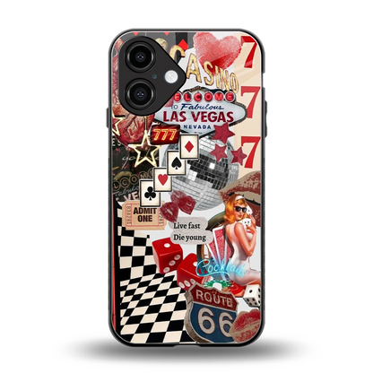 Fabulous Vegas back phone cover | glass case for iphone 16
