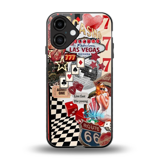 Fabulous Vegas back phone cover | glass case for iphone 16