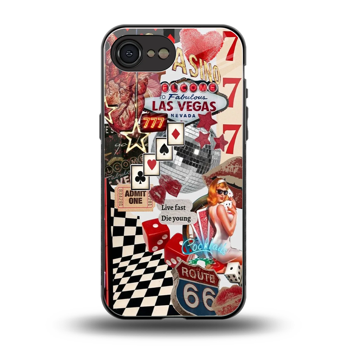 Fabulous Vegas back phone cover | glass case for iphone 17e