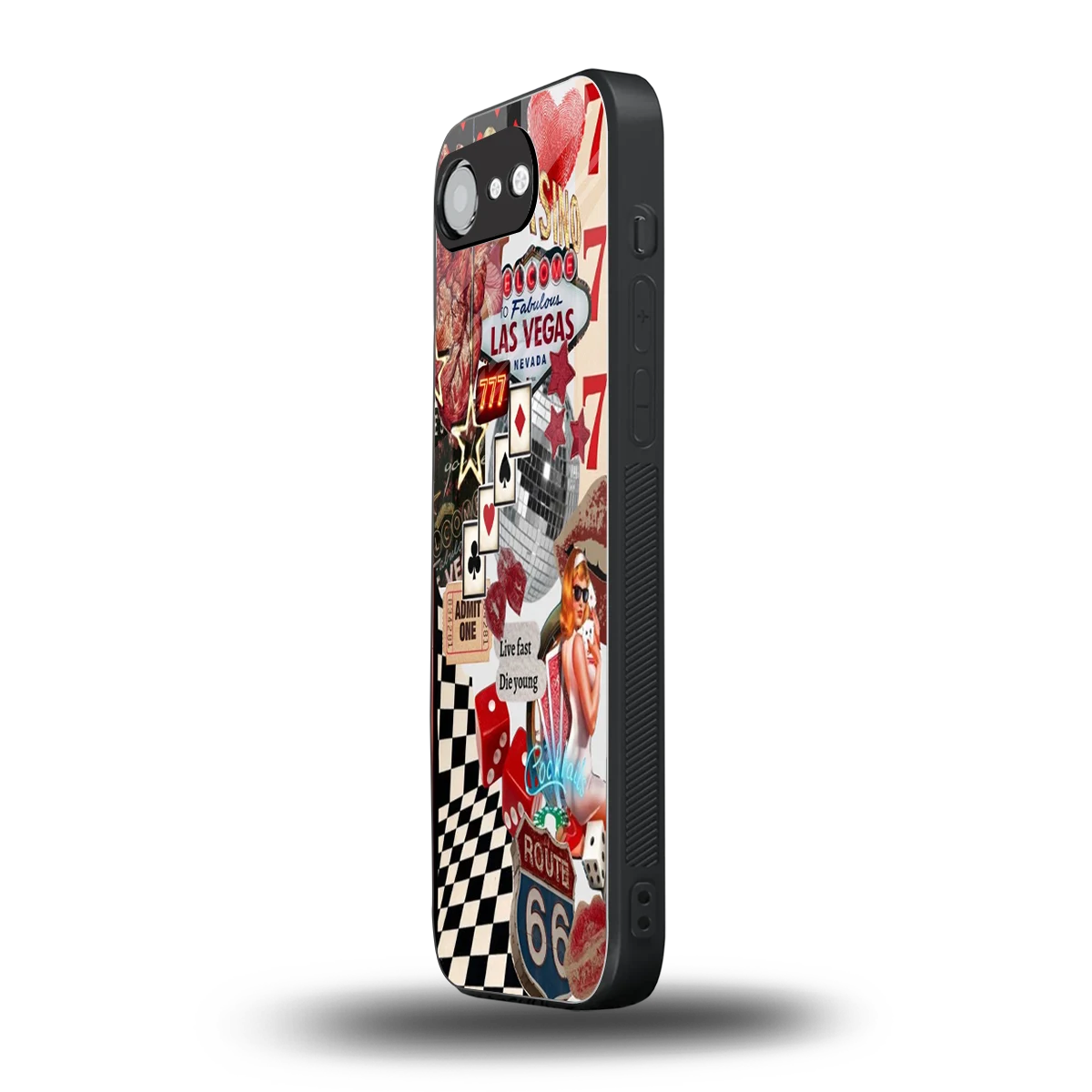 Fabulous Vegas iphone 16e mobile cover | shockproof glass phone case