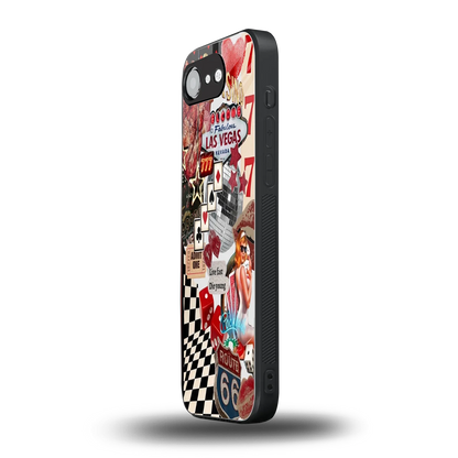 Fabulous Vegas iphone 16e mobile cover | shockproof glass phone case