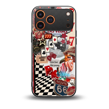 Fabulous Vegas back phone cover | glass case for iphone 17 pro