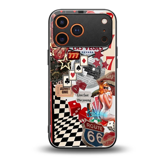 Fabulous Vegas back phone cover | glass case for iphone 17 pro