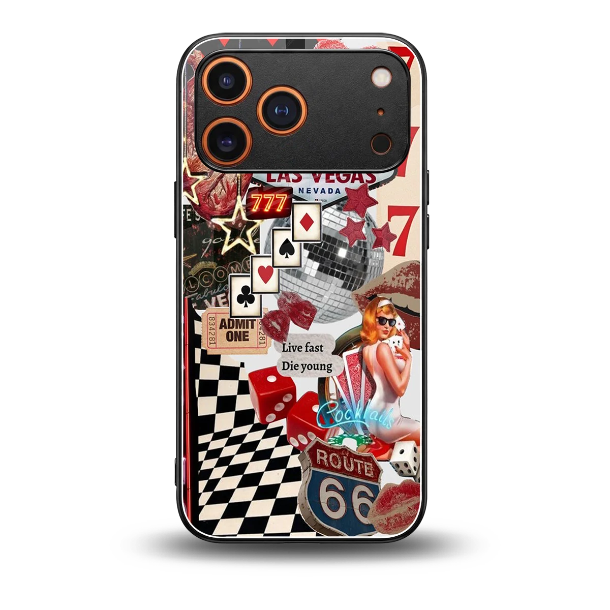 Fabulous Vegas back phone cover | glass case for iphone 17 pro max