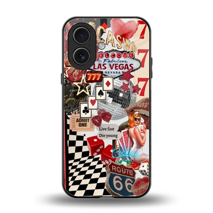 Fabulous Vegas back phone cover | glass case for iphone 17
