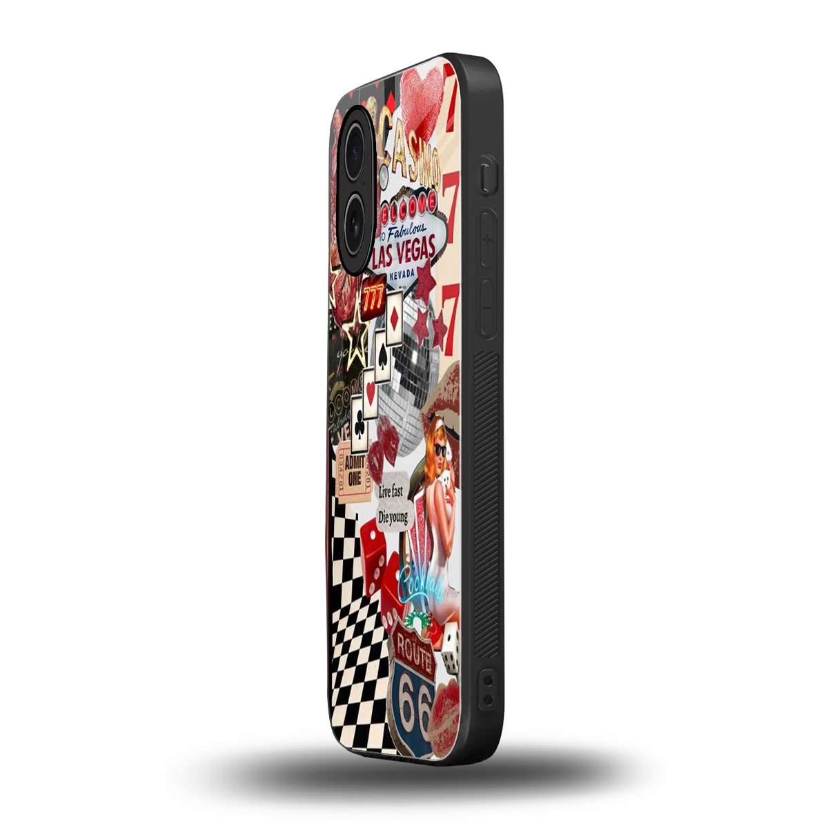 Fabulous Vegas iphone 17 mobile cover | shockproof glass phone case