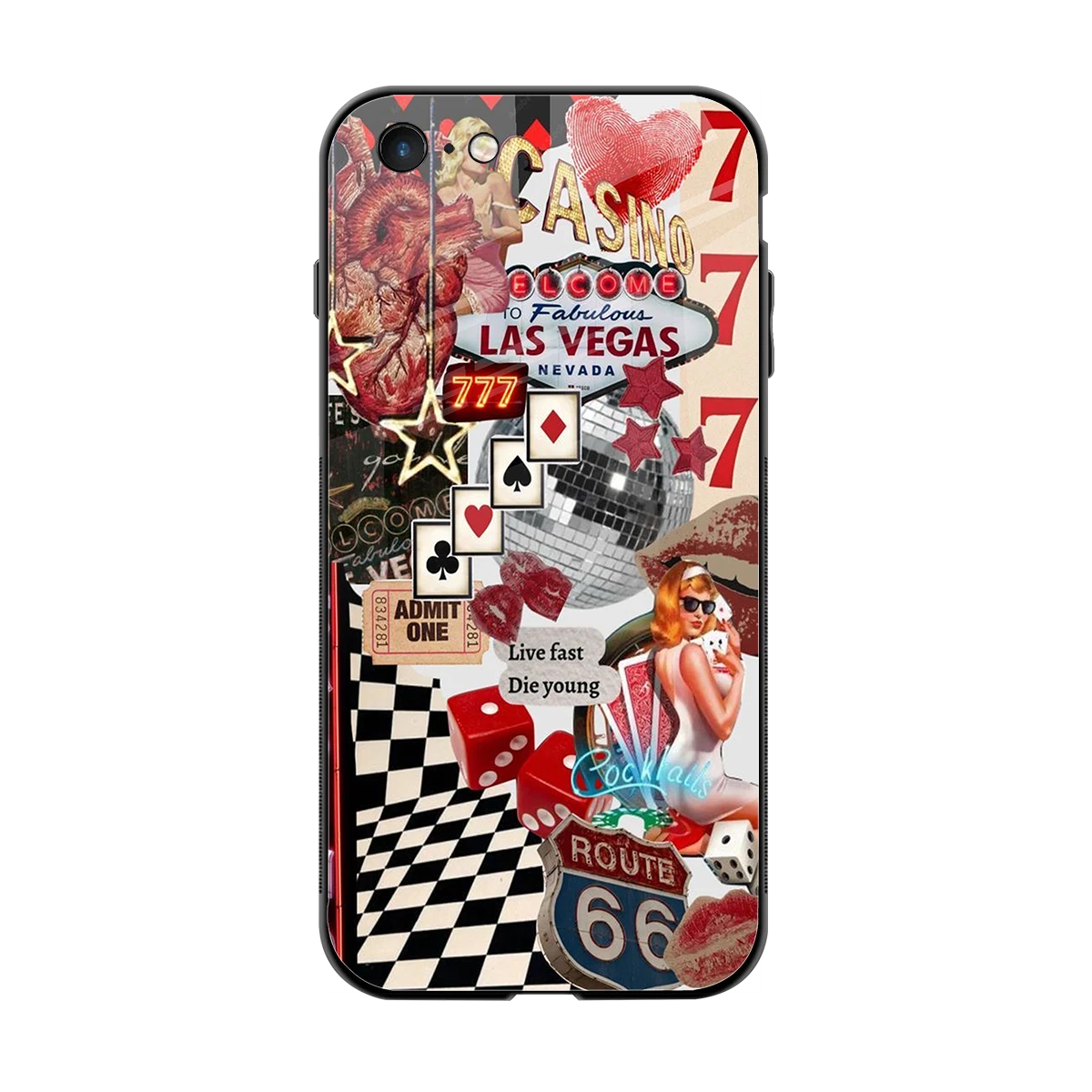 Fabulous Vegas back phone cover | glass case for iphone 6