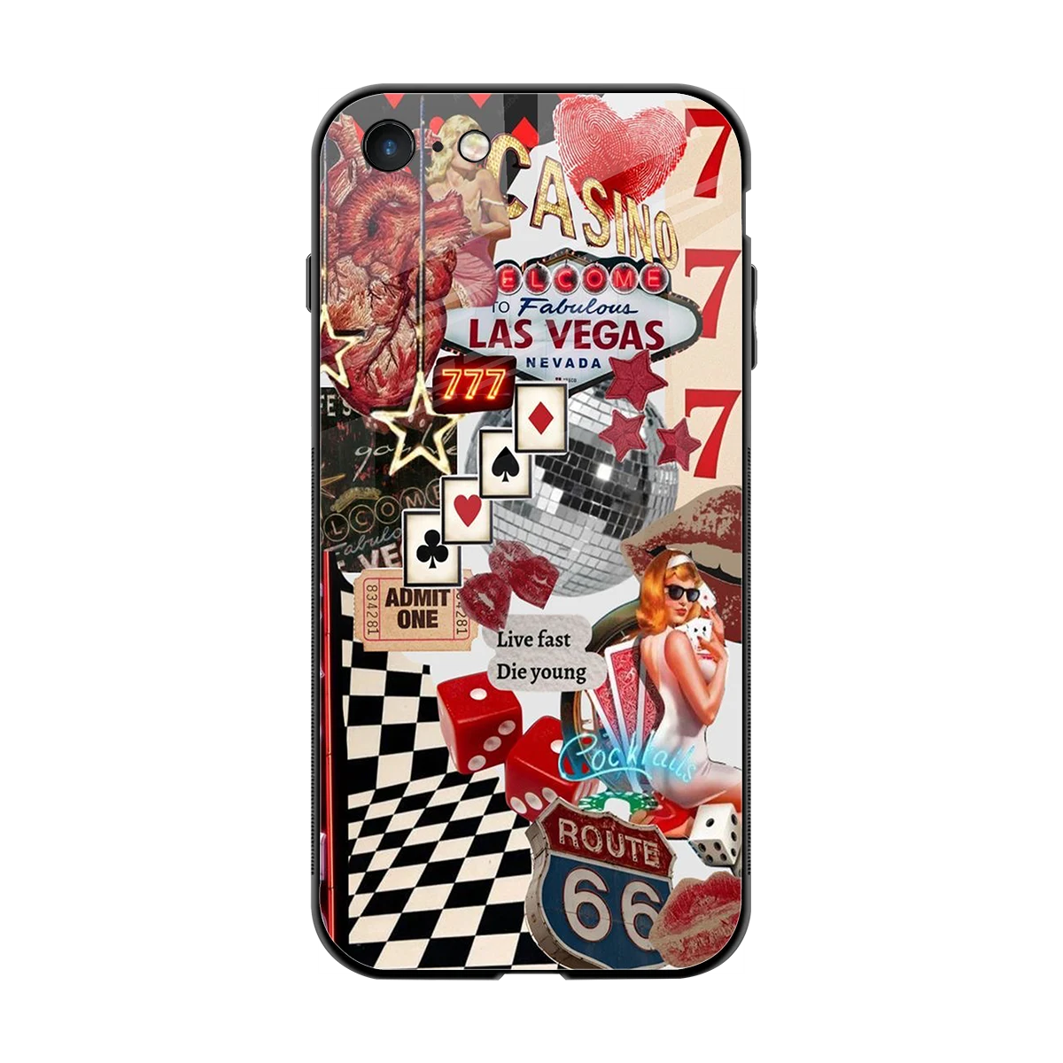 Fabulous Vegas back phone cover | glass case for iphone 7