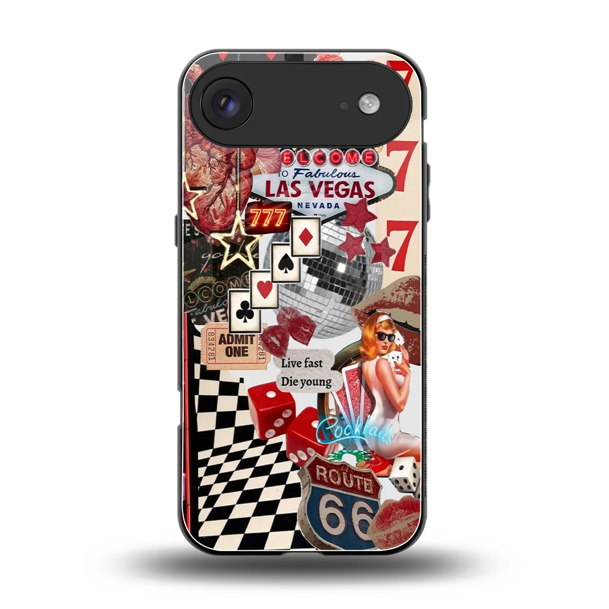 Fabulous Vegas back phone cover | glass case for iphone air