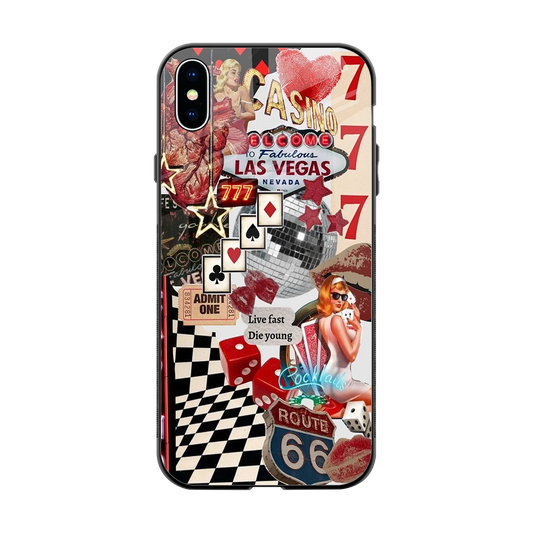 Fabulous Vegas back phone cover | glass case for iphone xs max