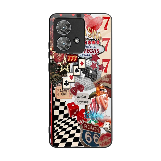 Fabulous Vegas back phone cover | glass case for motorola edge 40 neo 5g