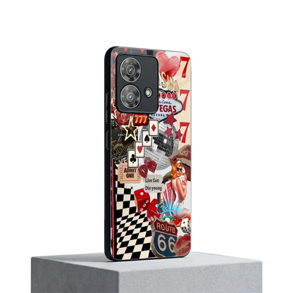 Fabulous Vegas motorola edge 40 neo 5g mobile cover | shockproof glass phone case