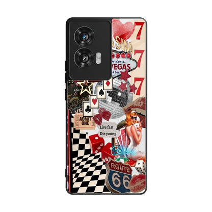 Fabulous Vegas back phone cover | glass case for motorola edge 50 fusion
